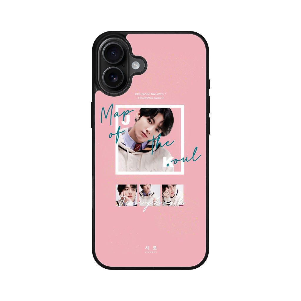 Jungkook Map Of The Soul BTS iPhone 16 / 16 Plus Case