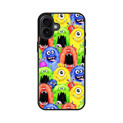 Monster Watercolor Art iPhone 16 / 16 Plus Case