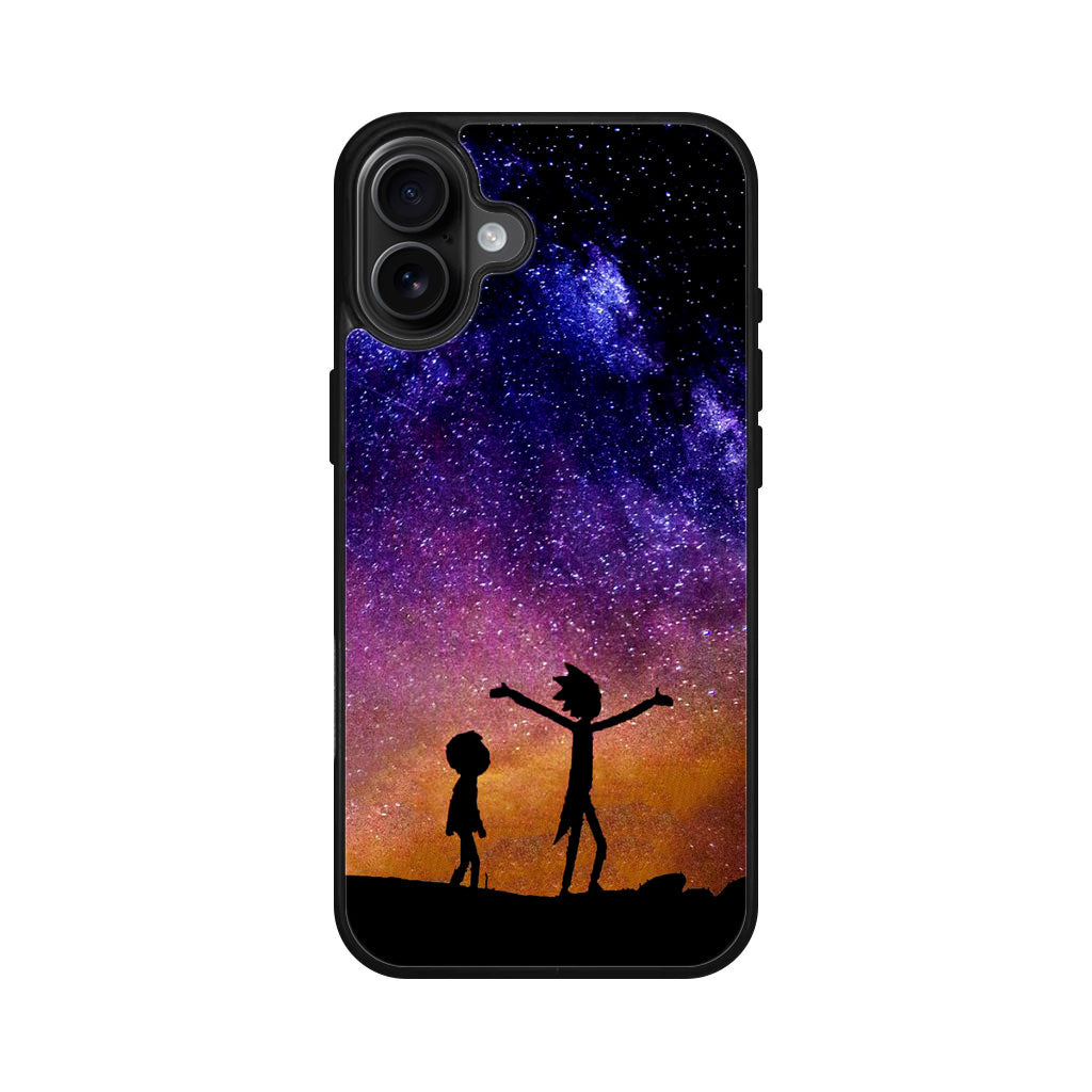 Morty Space Nebula iPhone 16 / 16 Plus Case