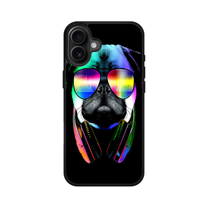 Music Lover Pug V iPhone 16 / 16 Plus Case