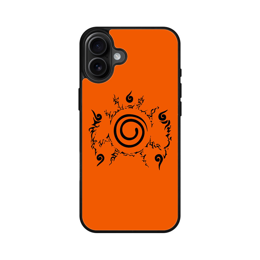 Naruto Nine Tails Seal iPhone 16 / 16 Plus Case