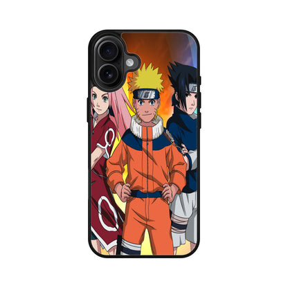 Naruto Sasuke And Sakura iPhone 16 / 16 Plus Case