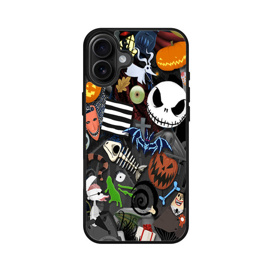 Nightmare Before Chrismast Collage iPhone 16 / 16 Plus Case