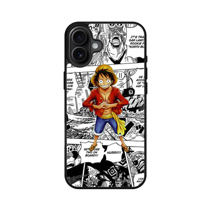 One Piece Luffy Comics iPhone 16 / 16 Plus Case