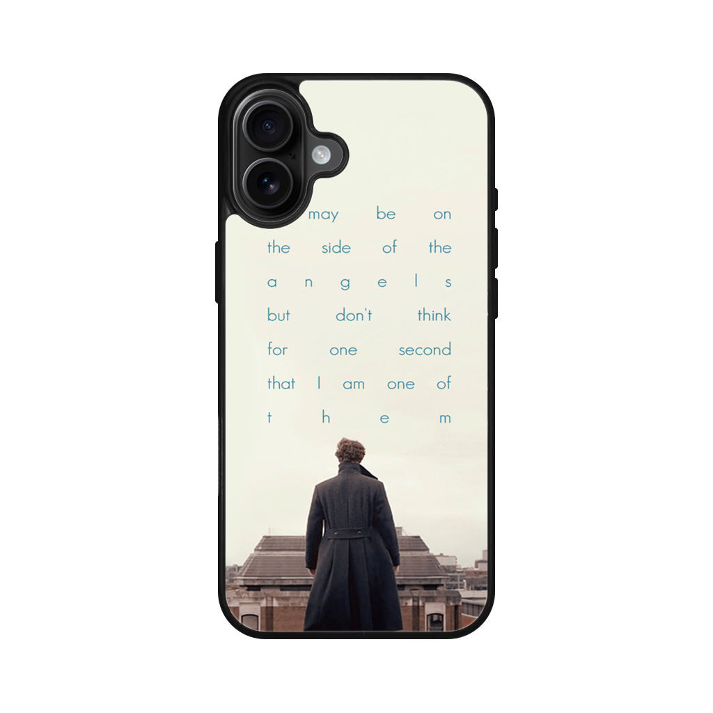 Sherlock Holmes Quote iPhone 16 / 16 Plus Case