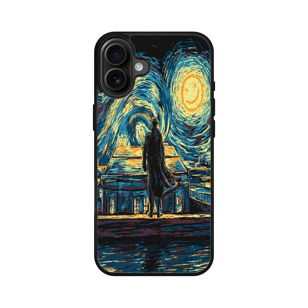 Sherlock Starry Night iPhone 16 / 16 Plus Case