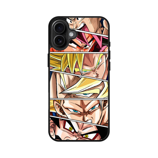 Son Goku Forms iPhone 16 / 16 Plus Case