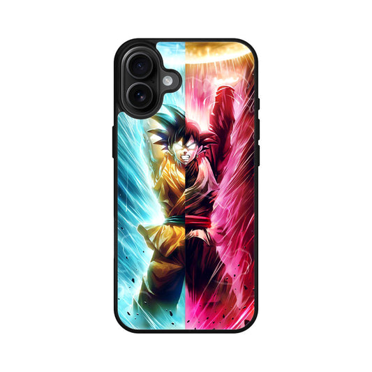 Spirit Bomb Split Goku Dragon Ball iPhone 16 / 16 Plus Case