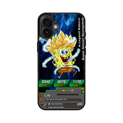 Super Saiyan Spongebob Card iPhone 16 / 16 Plus Case