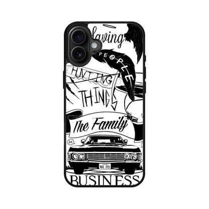 Supernatural Family Business Saving People iPhone 16 / 16 Plus Case