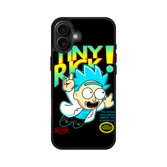 Tiny Rick Let Me Out iPhone 16 / 16 Plus Case