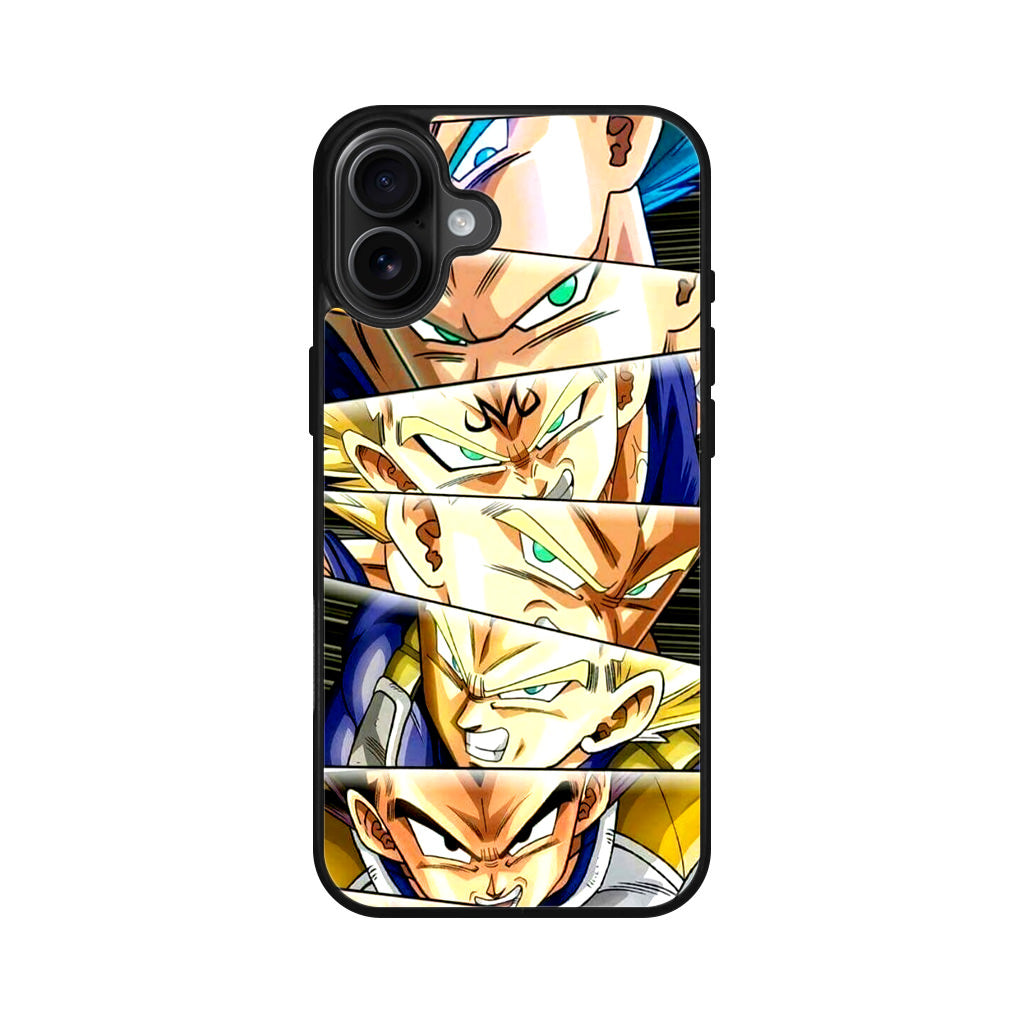 Vegeta Forms iPhone 16 / 16 Plus Case