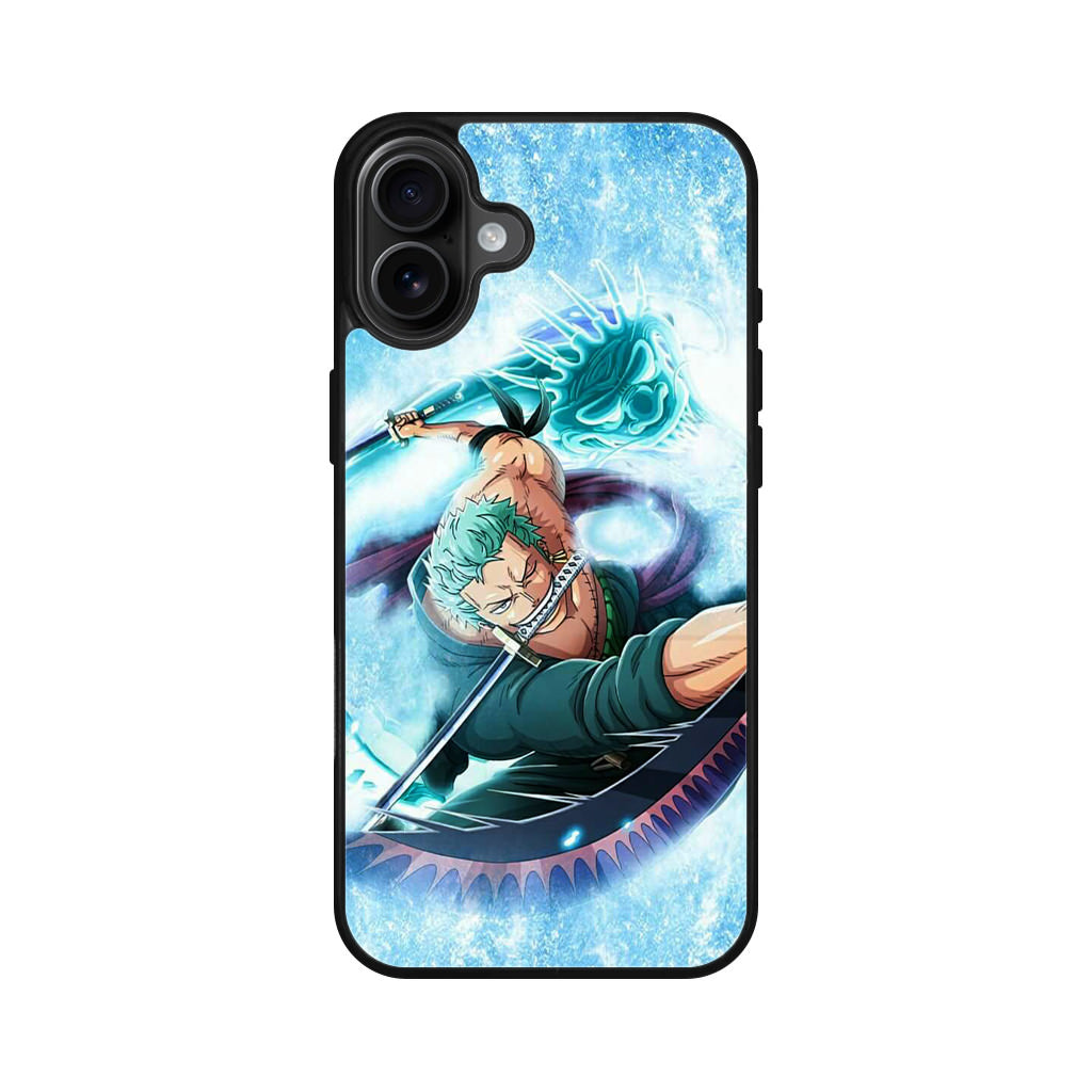 Zoro The Dragon Swordsman iPhone 16 / 16 Plus Case