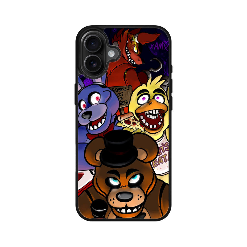 Five Nights at Freddy's Characters iPhone 16 / 16 Plus Case