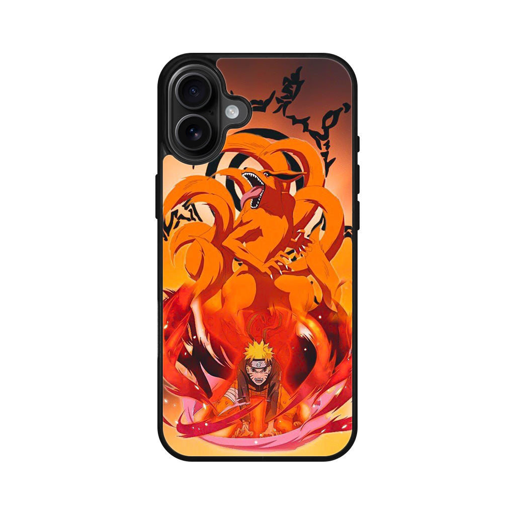 Naruto And Kurama Release Seal iPhone 16 / 16 Plus Case