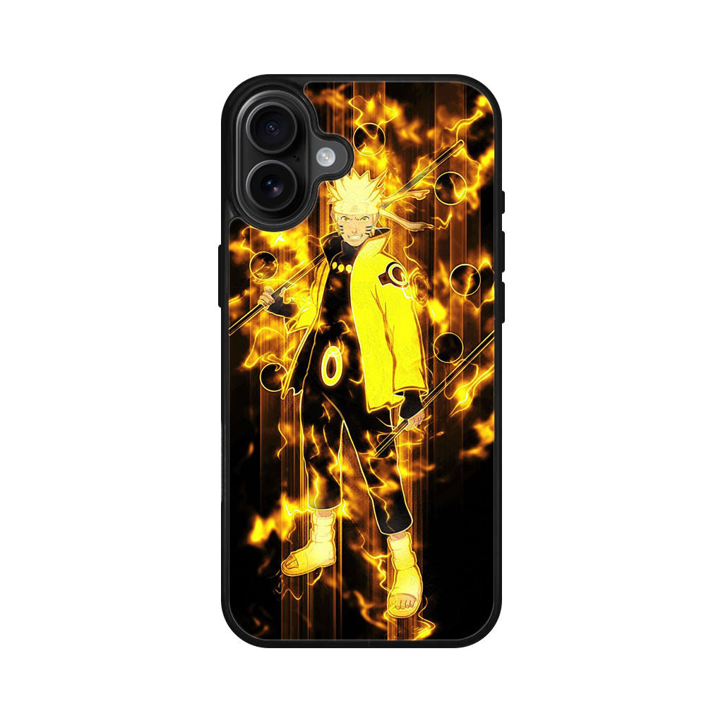 Naruto Six Paths Sage Mode 2 iPhone 16 / 16 Plus Case