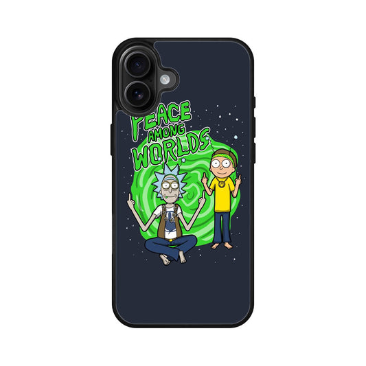 Rick And Morty Peace Among Worlds iPhone 16 / 16 Plus Case