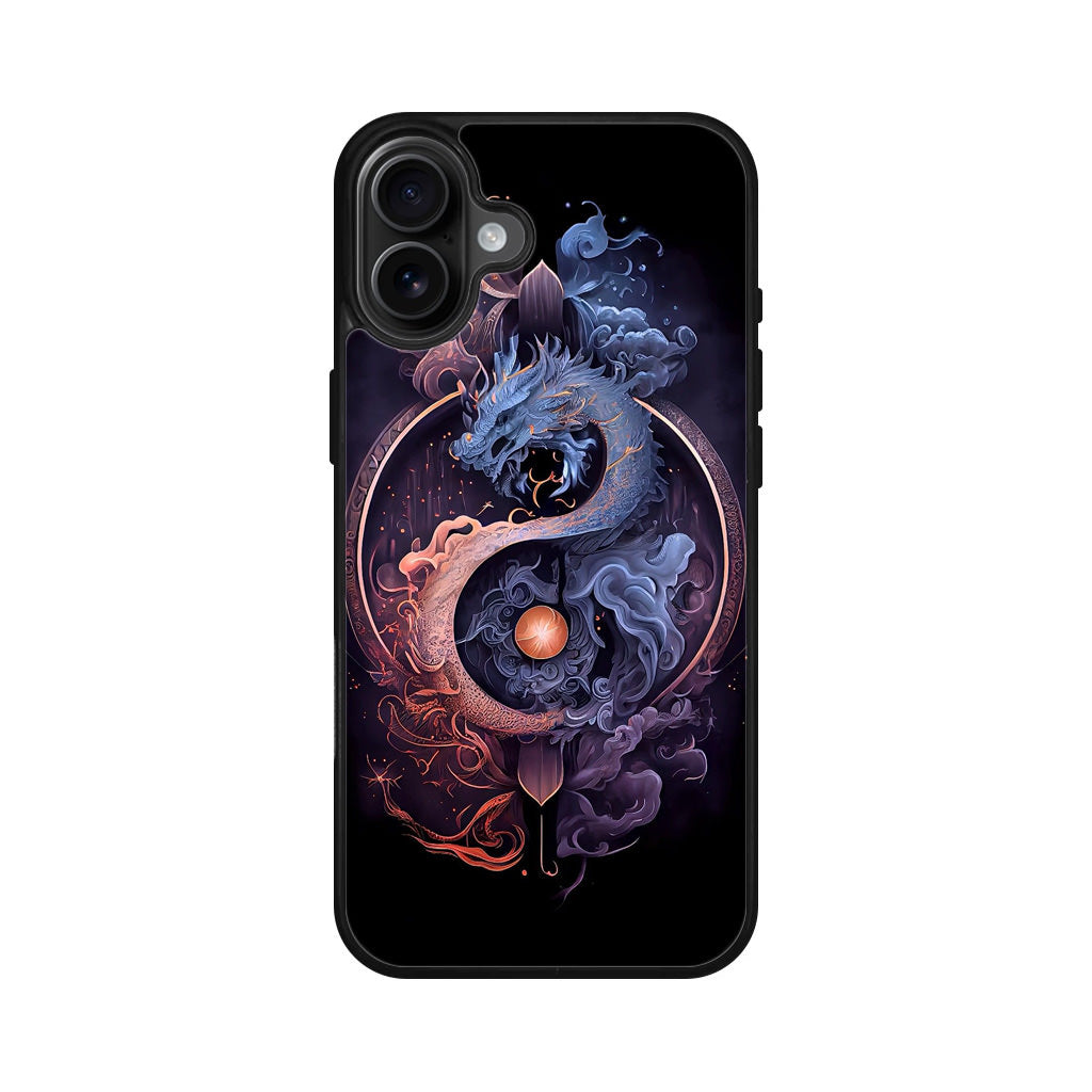 Dragon Yin Yang iPhone 16 / 16 Plus Case