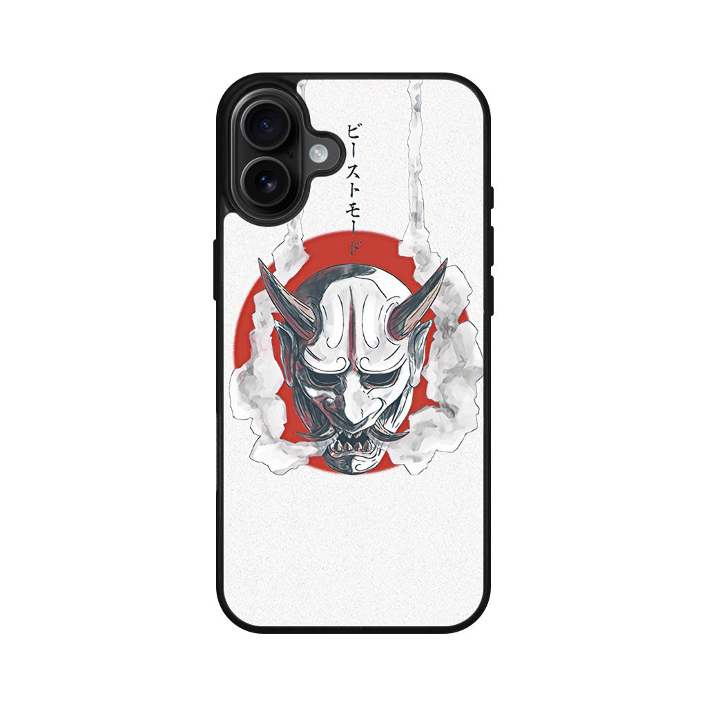 Japanese Oni Mask iPhone 16 / 16 Plus Case