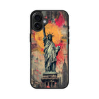 Canvas Art Statue of Liberty iPhone 16 / 16 Plus Case