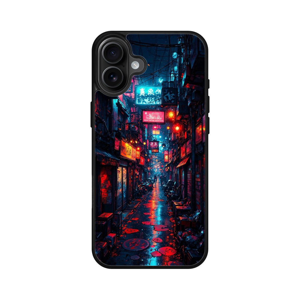 Neon Veins Of The Cyber City iPhone 16 / 16 Plus Case