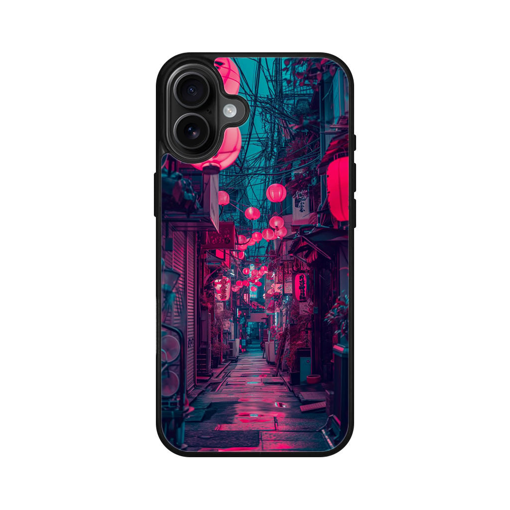 Neon Veins of the Night Market iPhone 16 / 16 Plus Case