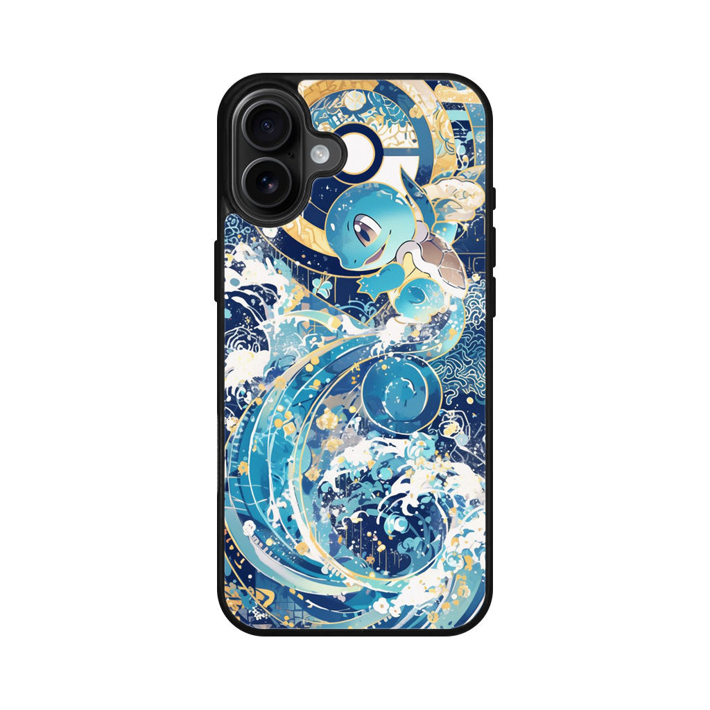 Squirtle Elemental Awakening iPhone 16 / 16 Plus Case