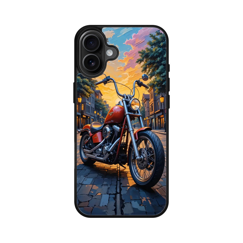 Sunset Thunder Ride Into the Glow iPhone 16 / 16 Plus Case