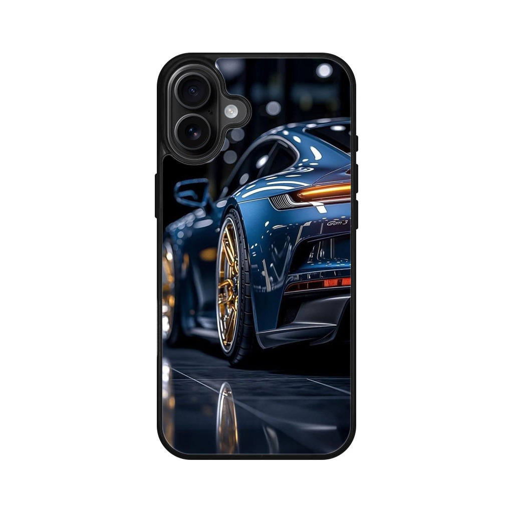 Velvet Thunder Elegance on Wheels iPhone 16 / 16 Plus Case