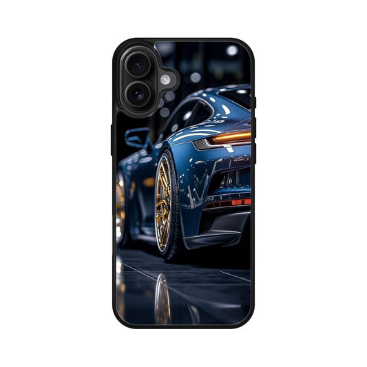 Velvet Thunder Elegance on Wheels iPhone 16 / 16 Plus Case