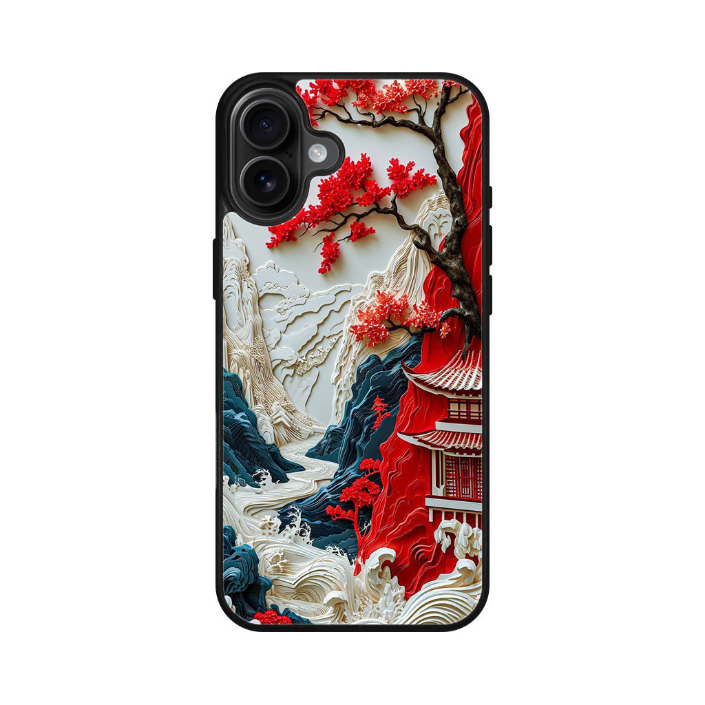 Whispers of the Crimson Zen iPhone 16 / 16 Plus Case