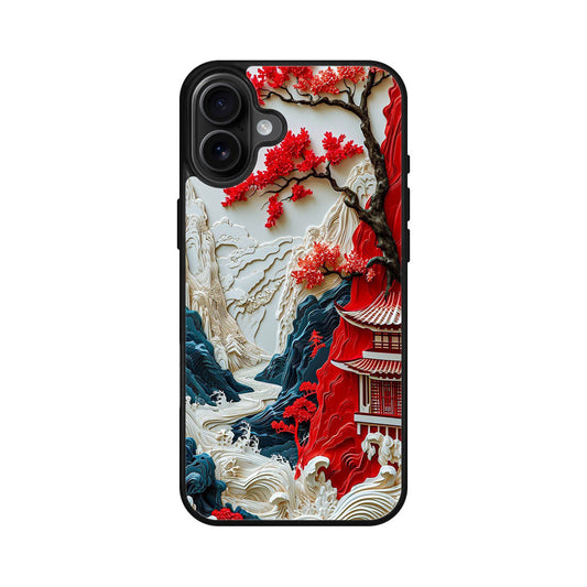 Whispers of the Crimson Zen iPhone 16 / 16 Plus Case