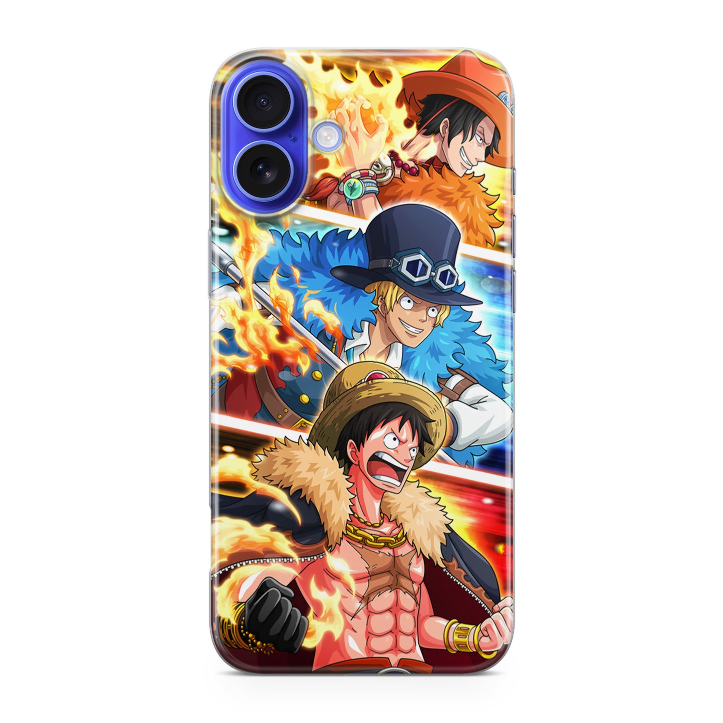 Ace Sabo Luffy iPhone 16 / 16 Plus Case