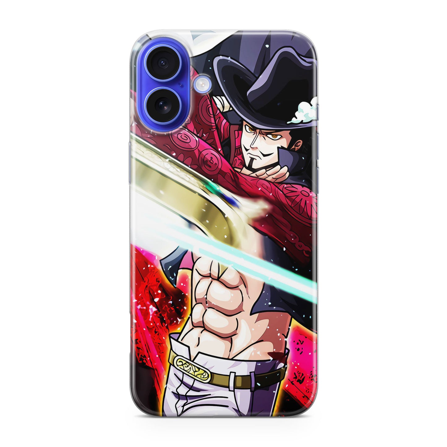 Mihawk The Strongest Swordsman iPhone 16 / 16 Plus Case