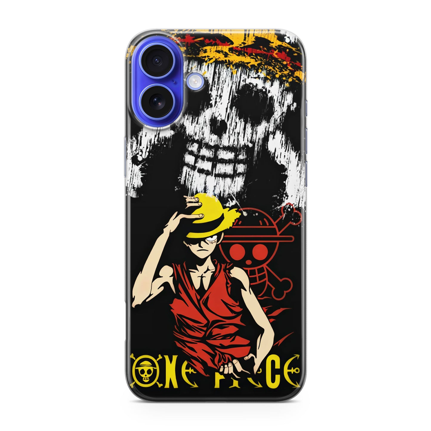 Monkey D Luffy Paint Art iPhone 16 / 16 Plus Case