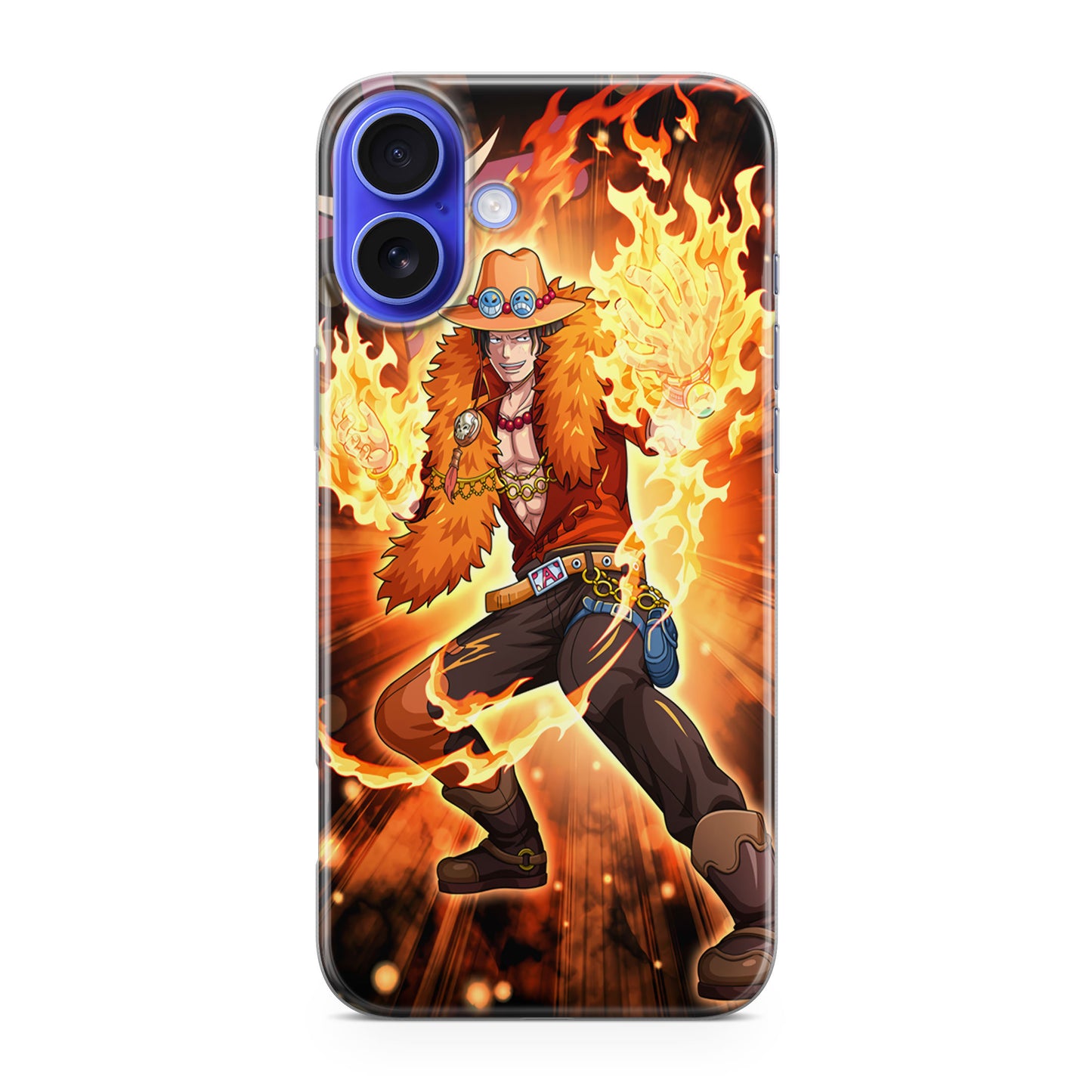 Portgas D Ace Fire Power iPhone 16 / 16 Plus Case