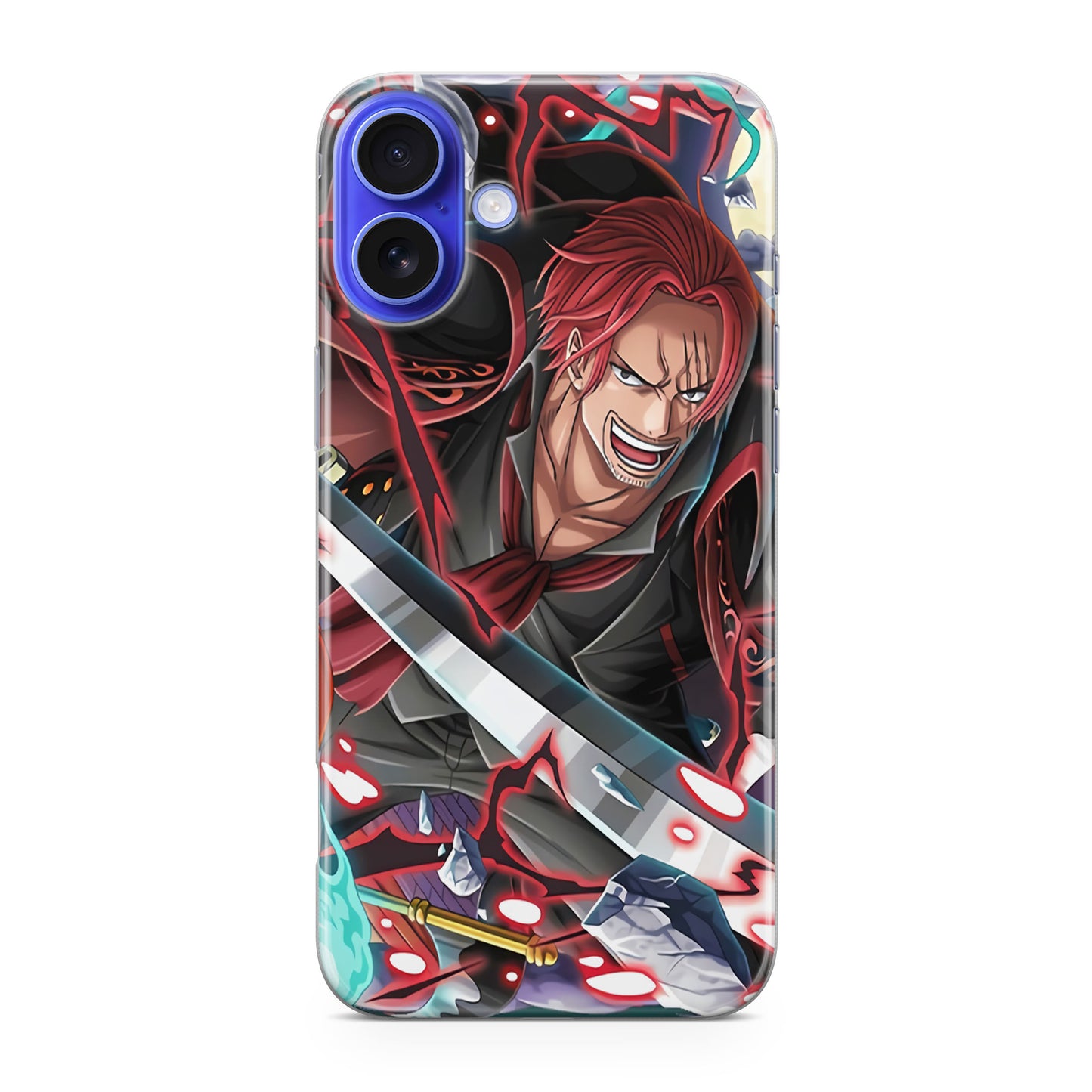 Red Hair Shanks iPhone 16 / 16 Plus Case