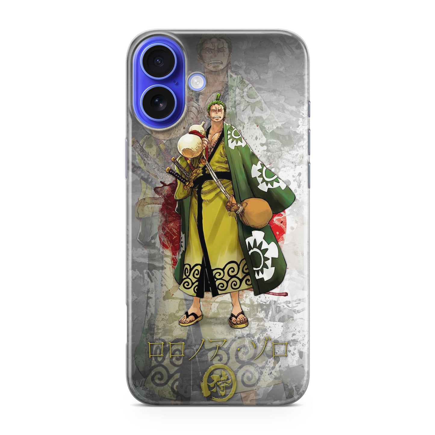 Roronoa Zoro Arc Wano iPhone 16 / 16 Plus Case