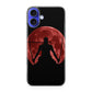 Silhouette Of Zoro In Santoryu Mode iPhone 16 / 16 Plus Case