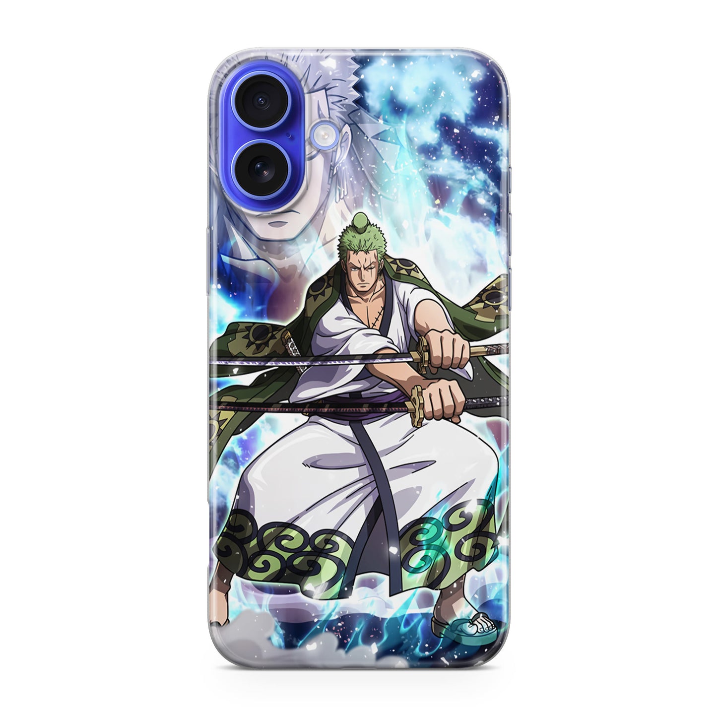 Zoro Two-Sword Style Arc Wano iPhone 16 / 16 Plus Case