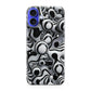 Abstract Art Black White iPhone 16 / 16 Plus Case