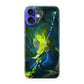 Abstract Green Blue Art iPhone 16 / 16 Plus Case