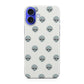 Aliens Pattern iPhone 16 / 16 Plus Case