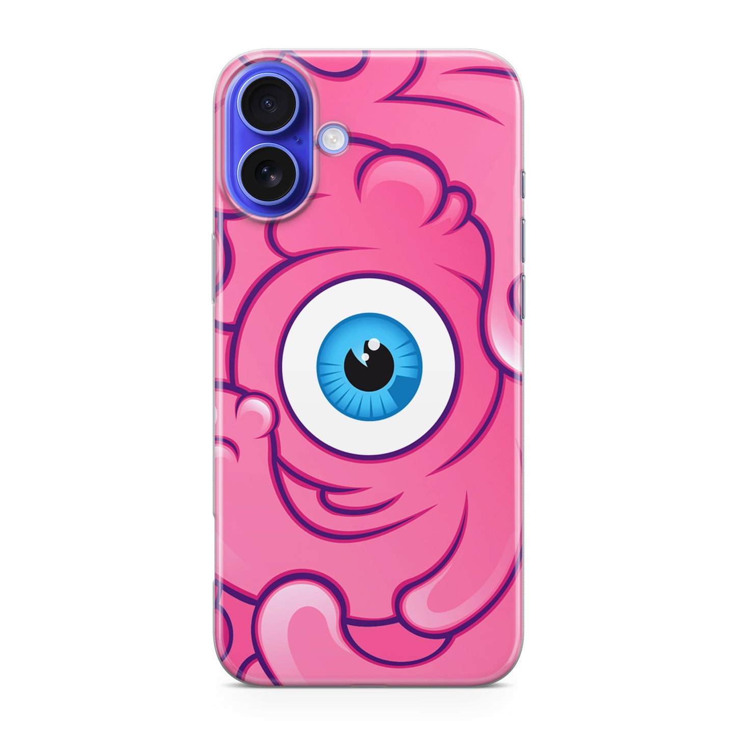 All Seeing Bubble Gum Eye iPhone 16 / 16 Plus Case