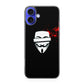 Anonymous Blood Splashes iPhone 16 / 16 Plus Case