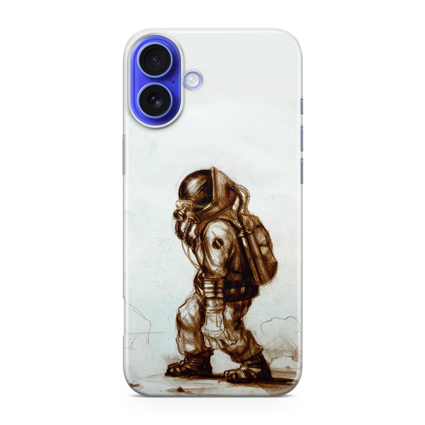 Astronaut Heavy Walk iPhone 16 / 16 Plus Case