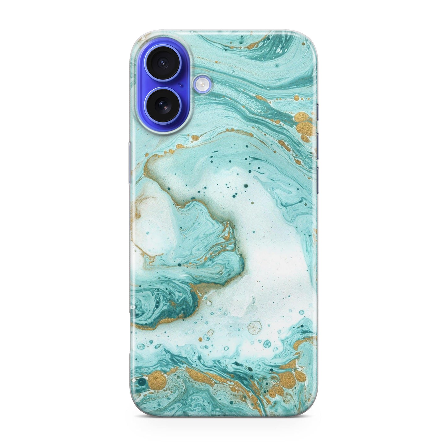 Azure Water Glitter iPhone 16 / 16 Plus Case