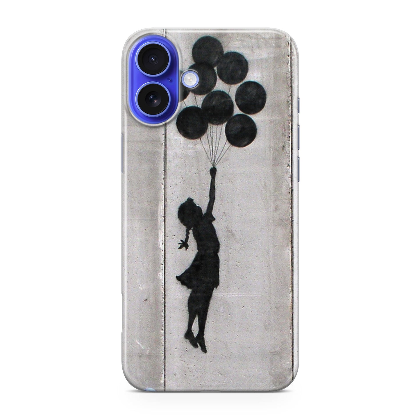 Banksy Girl With Balloons iPhone 16 / 16 Plus Case