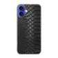 Black Snake Skin Texture iPhone 16 / 16 Plus Case