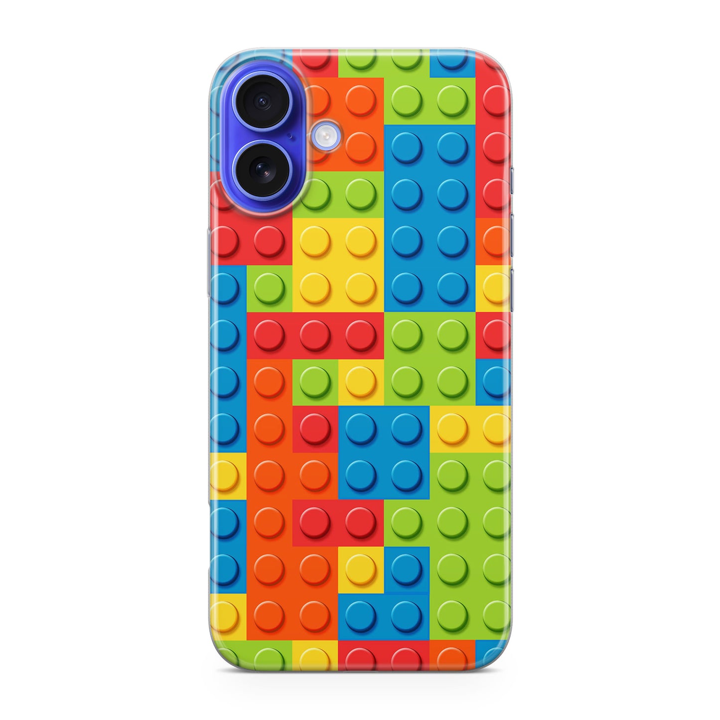 Blocks Rainbow Pattern iPhone 16 / 16 Plus Case